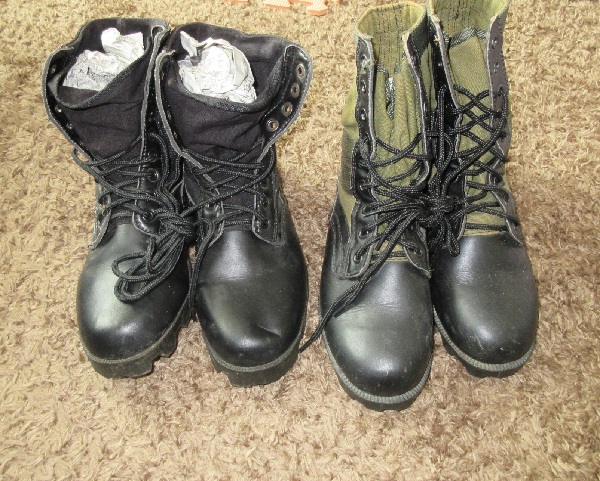 米軍実物 ジャングルブーツ OD ベトナム戦争 10 1⁄2R 米軍実物 US、