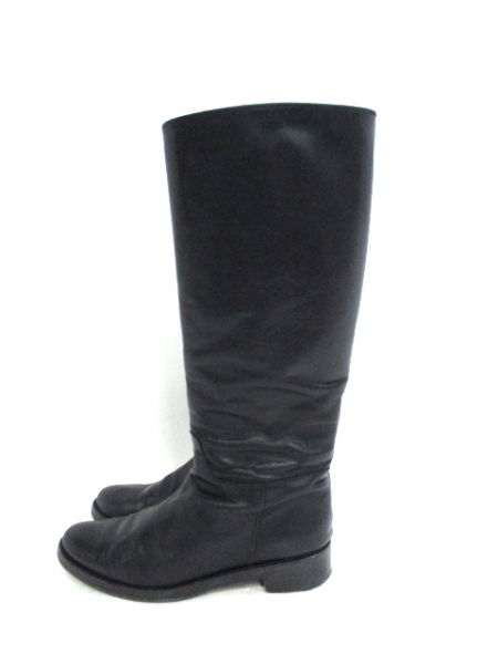 マーガレットハウエル ロングブーツ 23 1/2 レディース 黒
