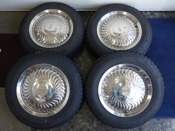 145/80R13 ダンロップグラスピック 5J ET+45 PCDマルチ4穴 GOJFY