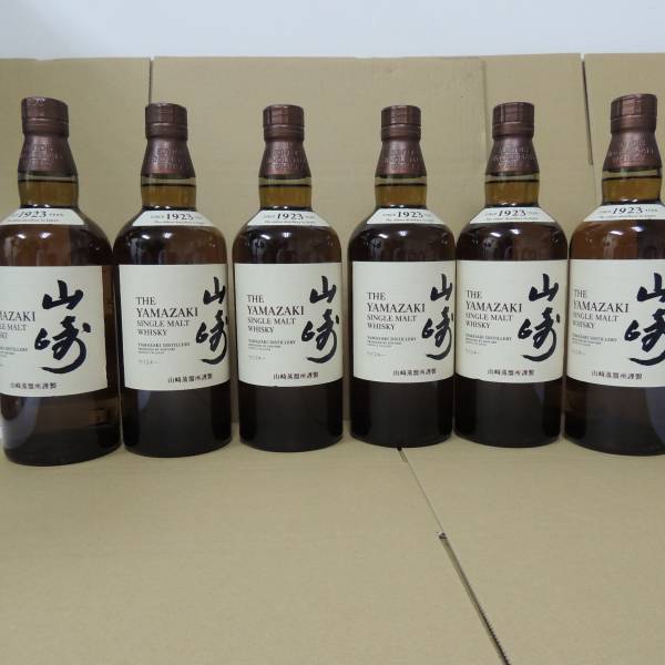 【新品未開栓】箱あり★シングルモルトウイスキー 山崎 700ml 7月購入分 未開栓 まとめて6本 サントリー山崎 ウイスキー 700ml 飲料 日本