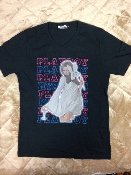 新品 HYSTERIC GLAMOUR プレイボーイ Tシャツ 黒 M