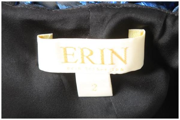 エリンフェザーストン　バックリボン総柄ドレス[LOPM46290]