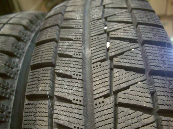 165/70R14 ブリザック REVO GZ バリ溝 アルミホイール付き