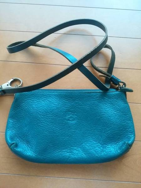 イルビゾンテショルダー、ポーチ　グリーン