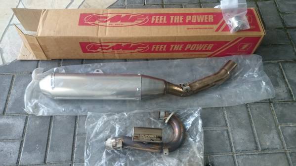 FMF WR250X WR250R Q4 スリップオンマフラー DG15J HEX | サイレンサー