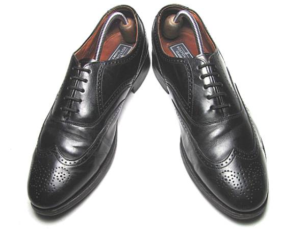 *USA製/大統領愛用*【ボストニアン】ウイングチップ*黒*27.0*S76
