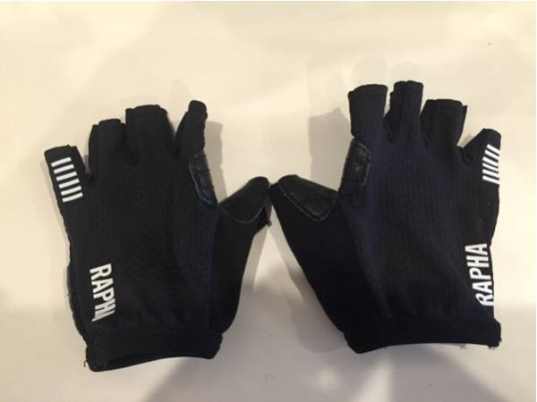 中古 Rapha ラファ PRO TEAM MITTS Black Sサイズ