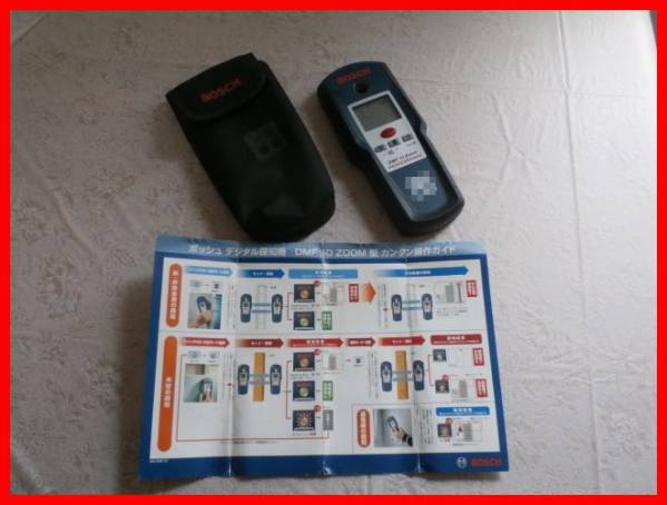 ★デジタル探知機 BOSCH DMF 10 ZOOM 動作品★B222