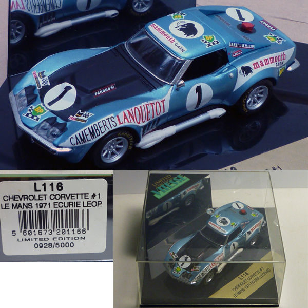 値下交渉 VITESSE L116 コルベット CORVETTE #1 LE MANS ルマン 1971
