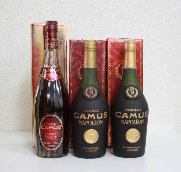 CAMUS カミュ 3本セット 売り 古酒 未開栓 42 CAMUS カミュ3本セット