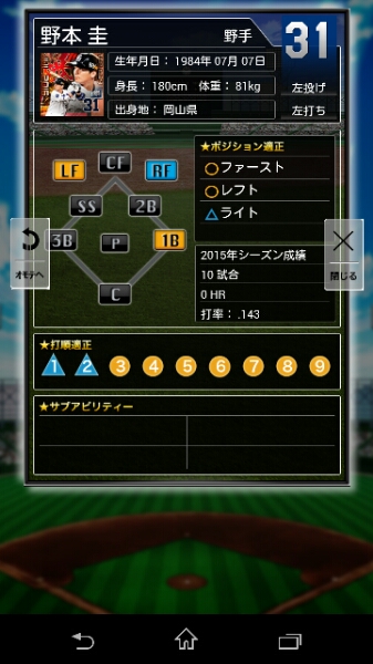 プロ野球プライド２爆中日 PBC1024野本覚醒４G4