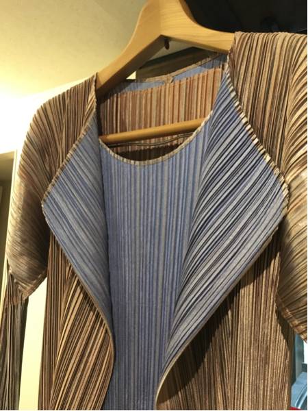プリーツプリーズ☆イッセイ☆ワンピースとコートと長袖3点 PLEATS