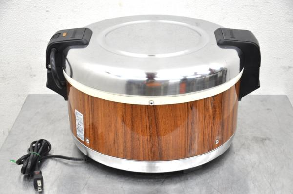 H115☆象印☆電子ジャー/THA-C40A/10年製/保温/木目