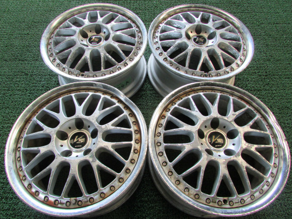 ★1004K WORK VS(XX)*8J+43*PCD114.3 マークⅡ/チェイサードリ車