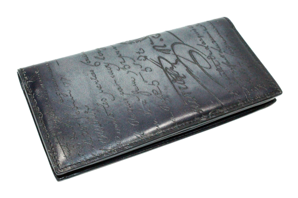 美品 定9.9万 ベルルッティ SEQUOIA カリグラフィ 長札入れ 財布