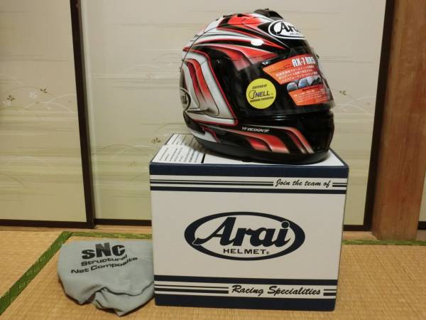 新品未使用 Arai RX-7RR5 AOYAMA-GP RED Mサイズ 57-58cm Arai(アライ