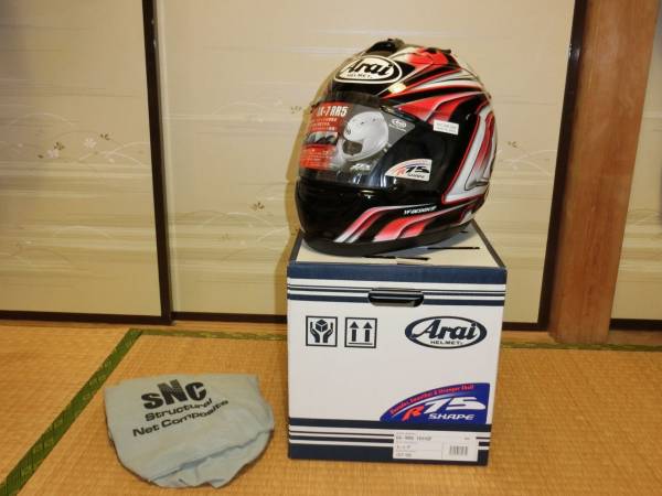 新品未使用 Arai RX-7RR5 AOYAMA-GP RED Mサイズ 57-58cm Arai(アライ