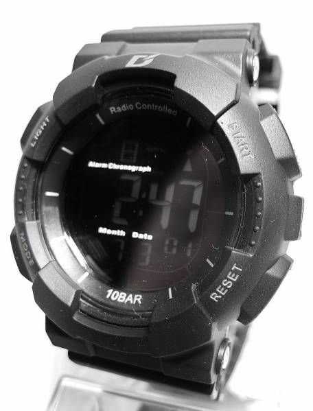 ★即決★ 強度衝撃タフネス 10気圧防水 電波ソーラーデジタルKBB