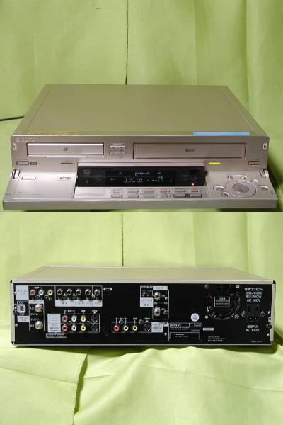 SONY ☆整備済み 元箱＆リモコン付 DV+S-VHSダブルデッキWV-