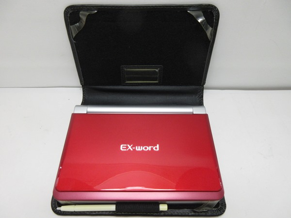 CASIO 電子辞書 EX-word XD-SP6700 ケース付き レッド