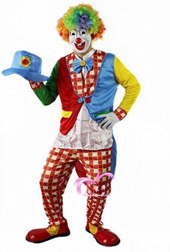 ピエロ衣装 フルセット コスチューム 男女共用 フリーサイズ