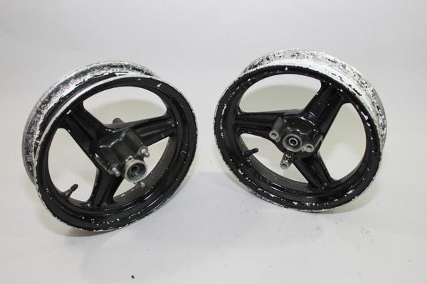 NSF100 前後ホイールセット 3本スポーク NSR50NSR80 NSF100 【公式通販】