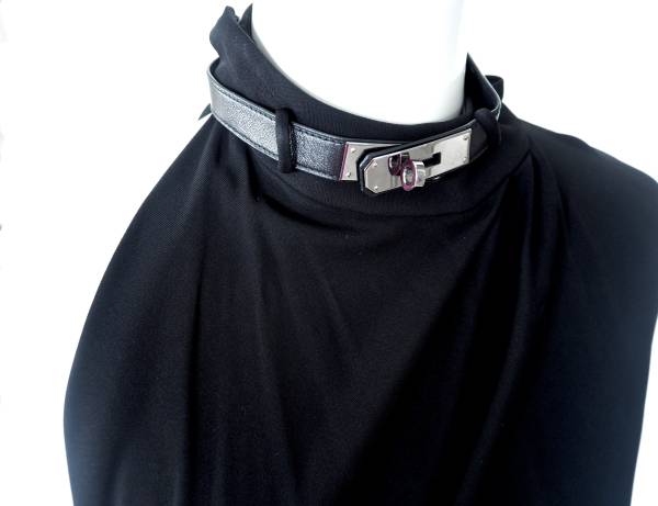 エルメス/ バッグの留め金チョーカーロングドレス新品タグ付36万