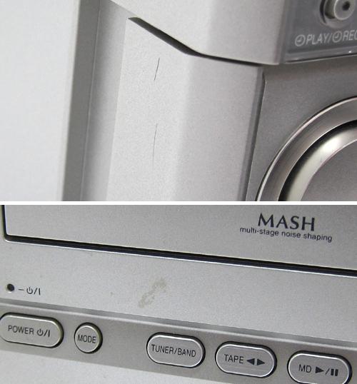 ☆Panasonic パーソナルミニコンポ SC-PM30MD CD/MD/AMラジオ(システム