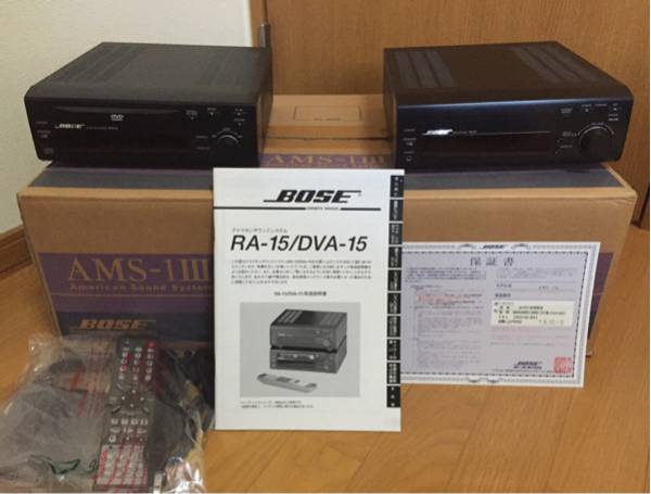 BOSE DVA-15 RA-15 CD DVDプレーヤー アンプ美品