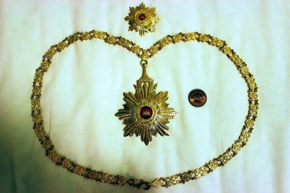 カンボジア頸飾胸章フルセットGrand Order of National Merit
