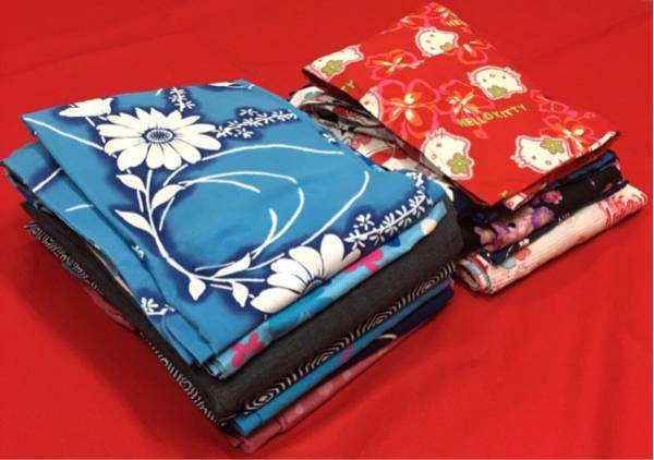 ☆浴衣☆大量13点まとめ売り/浴衣大量◇リメイク/美品/綿/絞り 女性