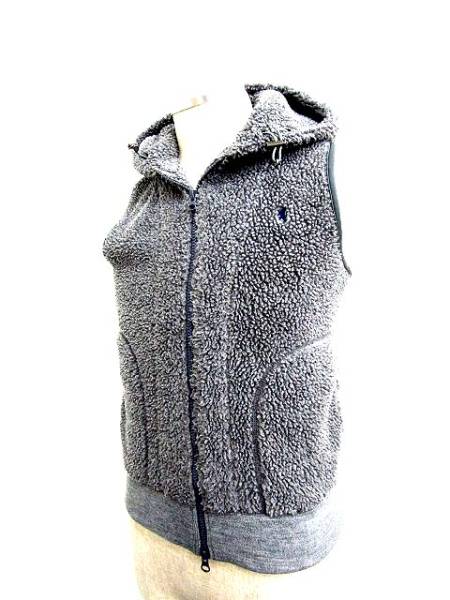 ジムフレックス パーカーベスト ノースリーブ 14 グレー