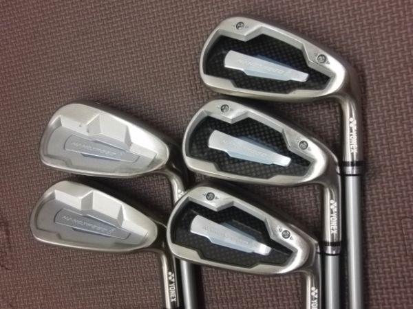 【中古】YONEX ヨネックス NANOSPEED i アイアン L 7I-SW 5本
