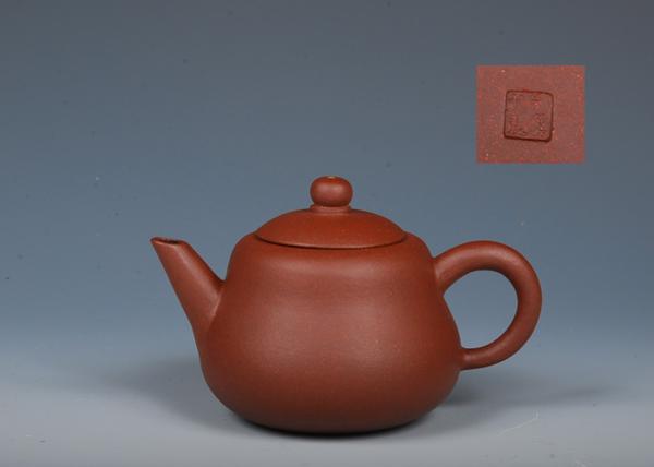 茶道具 古い 紫砂 茶盂 彫刻 人物画 山水画 中国 横國】C038 中国古玩 宜興紫砂茶壷 荊渓長製款 朱泥 煎茶道具 横國C038
