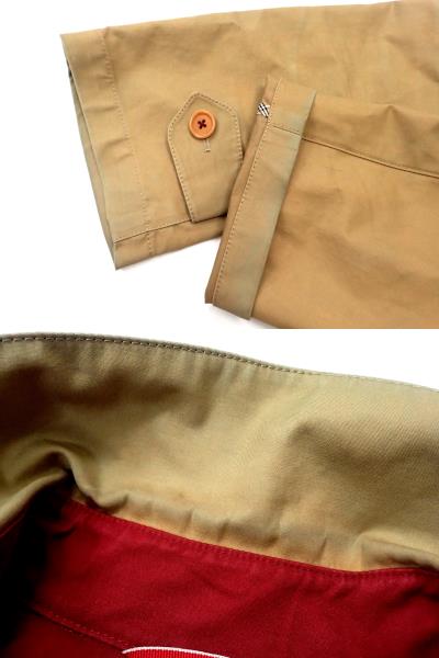 中古◆バーバリー ブラック ステンカラーコート L ベージュ