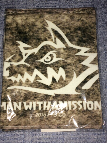 MAN WITH A MISSION お毛並みフェイスタオル