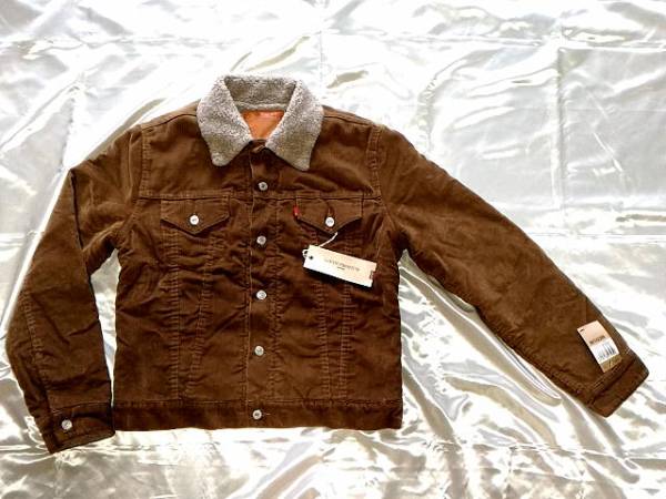 Levi's Premium Sherpa Lined Trucker キャメルブラウン