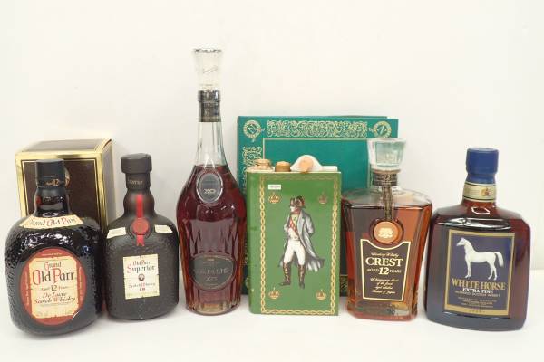 ブランデー カミュ XO ナポレオン ブック 陶器 全6本 oc91sM