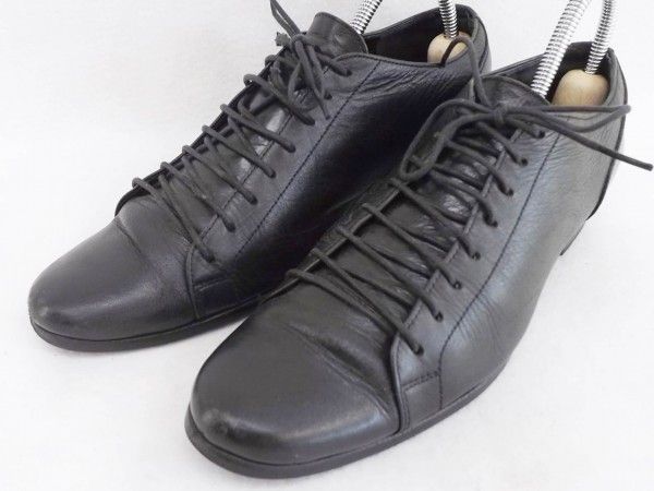 ヨウジヤマモト レースアップ レザー シューズ 黒 2 * 48574