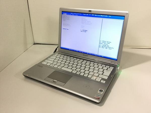 ジャンク!SONY VGN-SR90US○Core2Duo P8400 2.2G 2G 160G