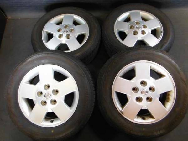 195/65R15　ブリヂストン EX20RV　日産純正アルミ 912711