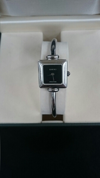 グッチ 時計 メンズ スクエア 稼働 GUCCI 腕時計 111J スクエア