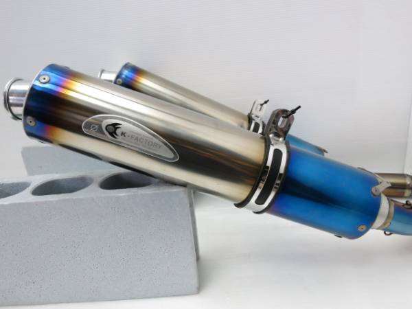 FJR1300 Kファクトリー チタン スリップオン S/O マフラー ヤマハ