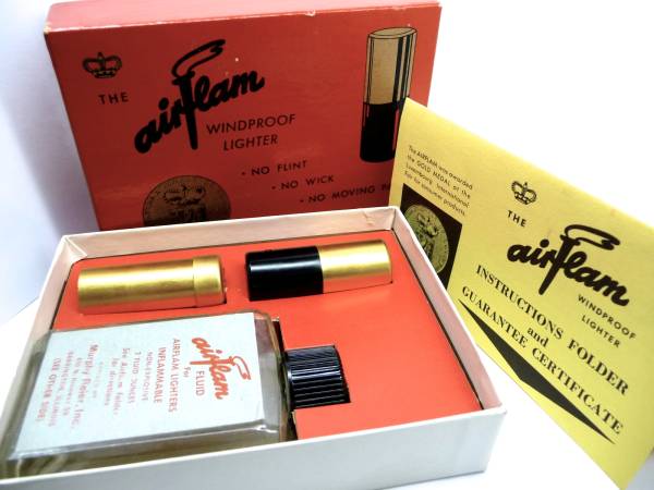 珍品1940年代airflam白金触媒式ライター自然着火式 オイルライター 売買されたオークション情報 Yahooの商品情報をアーカイブ公開 オークファン Aucfan Com