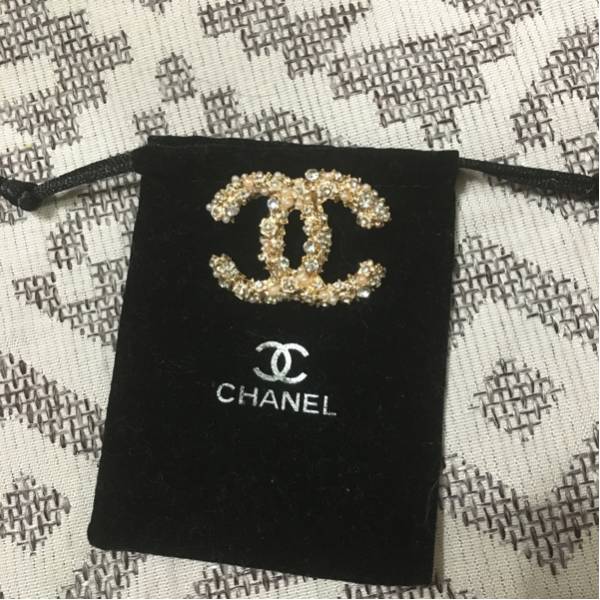 シャネル ブローチ 新品 ノベルティ ゴールド フラワー シャネル 