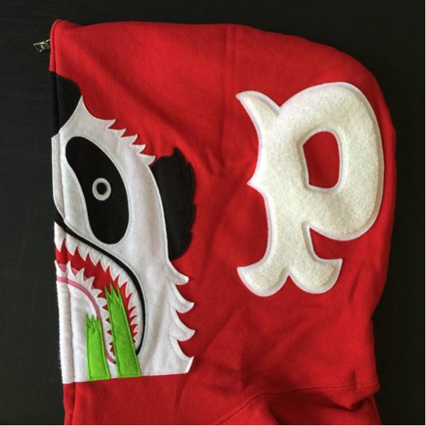 APE パンダパーカー 美品 Ｌ 限定 シャーク