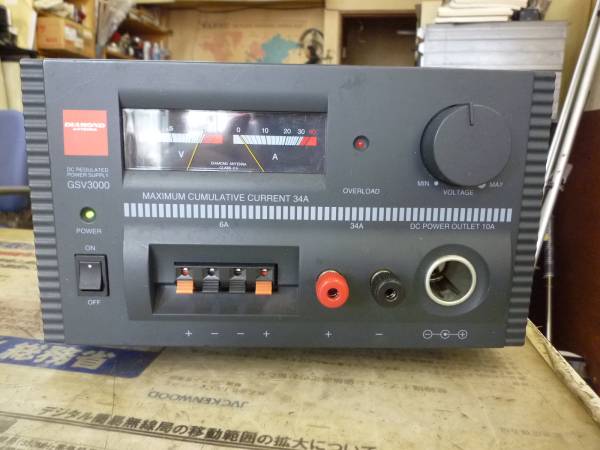 第一電波 GSV3000 直流安定化電源(DC1～15V/30A) 中古品