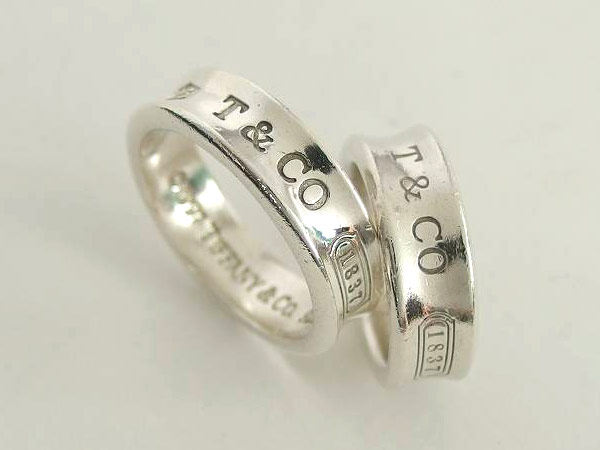 ティファニー 1837 シルバー925 ペアリング