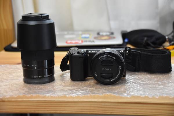 NEX-5Tパーワーズームレンズキット+55-210mm F4.5-6.3 外箱つき_1
