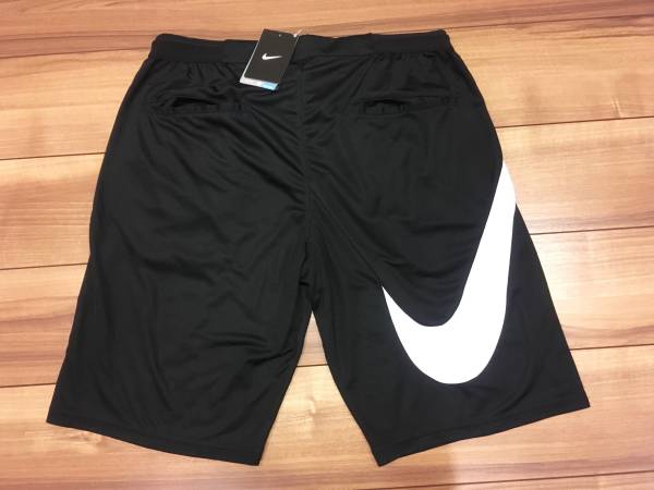 新品 XL 黒 15AW FCRB DRI-FIT GAME SHORTS NIKE BIG SWOOSH